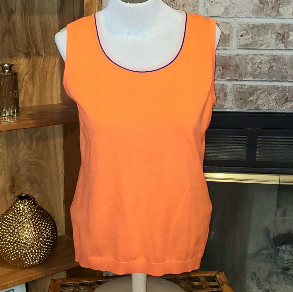Talbots Top- Size Large- Great color for summer!